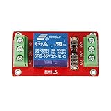 Lovoski 電子部品　5V　1チャンネル　リレーモジュール　拡張モジュール　低レベル　トリガー　アクセサリー