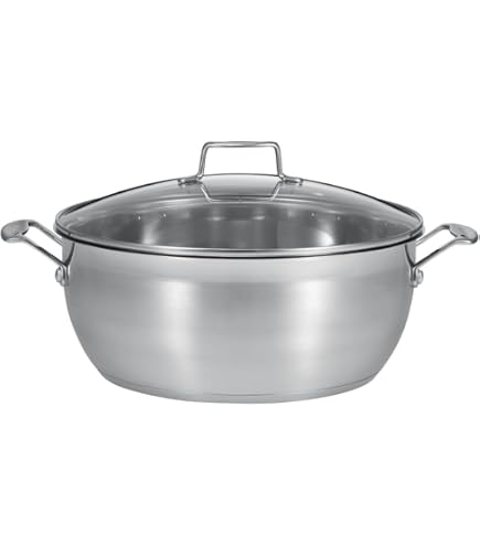 Casserole Design Trilamina, Adaptée à L'induction, en Acier