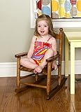 オーククラシック子供のロッキングチェア木製幼児用インドアアウトドアトイギフトシート