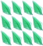 Rmcxly 12pcs 四角 曲芸 シルク ダンス スカーフ マジック トリック パフォーマンス 小道具 アクセサリー ムーブメント スカーフ (グリーン)