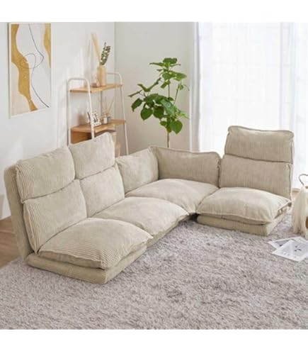 Amazon｜タンスのゲン ソファー フロアソファー 1P ハイバック 14段階