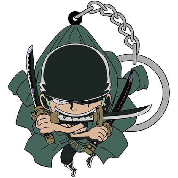 Amazon Co Jp ワンピース ゾロ三刀流 つままれキーホルダー ホビー 通販