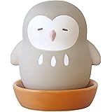 陶器の加湿器ふくろう 素焼き エコ 電源不要 かわいい 置物 じんわり潤う 391058