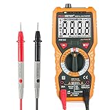 PEAKMETER PM18C 【正規品/1年保証/日本語説明書付き】温度探査機能 電圧 電流 デジタルマルチメーター 絶縁抵抗 テスター AC DC バックライト LCD表示