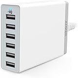 Anker PowerPort 6(60W 6ポート USB急速充電器) iPhone / iPad / iPod / Xperia / Galaxy / Nexus / 3DS / PS Vita / ウォークマン他対応 【PowerIQ搭載】(ホ