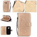 Samsung Galaxy S3 Mini ケース, UNEXTATI 手帳型ケース Samsung Galaxy S3 Mini ケース カバー 高品質 PUレザー 手帳型 ウォレット型 財布型 