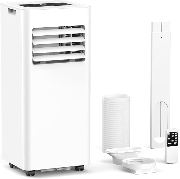 ZAFRO スポットクーラー 家庭用 業務用 小型 静音【工事不要】スポットエアコン 6畳 8畳 ポータブルエアコン 冷風/送風 【2025最新】置き 冷房 ポータブルクーラー移動式 冷風機 除湿 24Hタイマー リモコン付き熱中症対策 暑さ対策 - 1