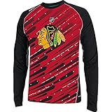 Chicago Blackhawks Reebok NHL 2014センターIce TNT長袖パフォーマンスシャツ S