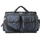 7AM Enfant 　　【VB001L】　Voyage Bag Large 【size：L、color：metallic prussian blue】 [並行輸入品]