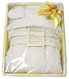 出産祝いにオーガニックコットン　ベビーバスローブ　ナチュラル（ギフトラッピング） (98/104(100cm))