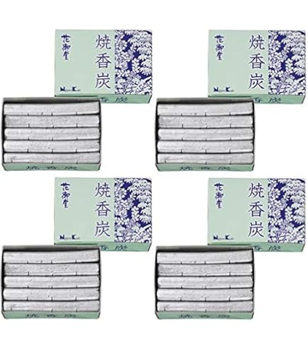 Amazon.co.jp: 香舗 誠寿堂ミニ香炉炭 (黒, 20) : ホーム＆キッチン