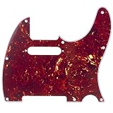 Musiclily 8穴 TL テレキャスターピックガードFender USA/メキシコスタンダードTeleエレキギター用、4P茶べっ甲