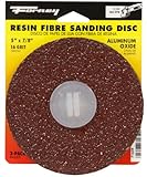 Forney 71659 Sanding Discs, Aluminum Oxide with 7/8-Inch Arbor, 5-Inch, 16-Grit, 3-Pack by Forney