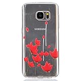 Samsung Galaxy S7 ケース カバー, UNEXTATI 高品質 TPU 超薄型 柔軟 保護カバー ケース 液晶保護 脱着簡単 耐衝撃 軽量 Samsung Galaxy S7 用 ケー