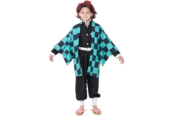 [XIUXIUAI] コスプレ 子供服 鬼滅の刃 炭治郎 コスプレ衣装 仮装 cosplay 時透無一郎 富岡義勇 胡蝶 しのぶ 善逸 伊黒小芭内 煉獄杏寿郎 キッズ 変装 ハロウィン コスチューム 舞台衣装 文化祭 学園祭 クリスマス 誕生日 プレゼント