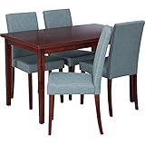 ダイニングテーブル5点セット SIESTA 2 シエスタ　【チェアカラー：FAB　グレイ】