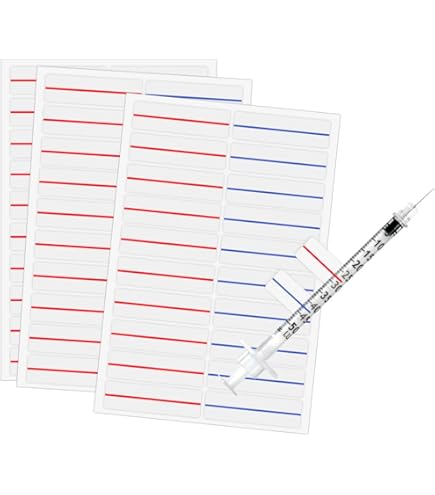 Atropine Mg/mL Syringe Labels - Box Of 800 Labels On Roll (1