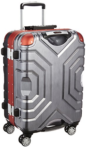 [シフレ] siffler スーツケース グリップマスター エスケープ 54cm 48L 4.7kg  小型サイズ TSAロック B5225T-54 ヘアラインブラック/レッド (ヘアラインブラック/レッド)