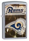 Zippo NFL St Louis Ramsストリートクローム防風ライター