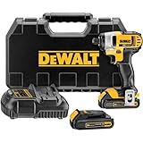 DEWALT DCF885C2 20-Volt MAX Lithium Ion 1/4-Inch 1.5 Ah Impact Driver Kit [並行輸入品]
