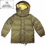 【CRESCENT DOWN WORKS】Kids Down Jacket -60/40 Cloth- 【クレセント・ダウン・ワークス】キッズ ダウン ジャケット -60/40クロス- ★BROWN 