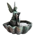 [エコ ソラレー] Eco Solaray 30cm 「貝殻の上の妖精」 ソーラーパワー ウォータフューチャー （LEDライト・プログラム機能付き） - WF7060