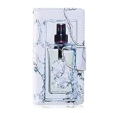 UNEXTATI Huawei P8 Lite 対応 ケース 全面保護 高品質 レザー 手帳型ケース カバー カード収納 スタンド機能 マグネット開閉式 P8 Lite用 Case (ホワイト #2)