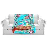 ブランケットウルトラソフトFuzzy 4サイズ！DIANOCHEデザインからホームDecor Unique Designer芸術的スタイリッシュな寝室アイデアソファ、型破り、またはブランケット – L