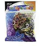 Buddy Bands - Ultimate Collection I - Mega Pack (100 bands 52 shapes in one pack!) Tie Dye Glow in t