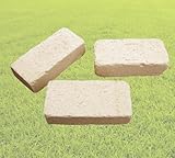 タンブルレンガ ブロック （クリームホワイト １個） ヴィンテージ レンガ ブロック（白・クリー－ム・ベージュ系）
