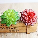 卓仕朗 造花　人造 多肉植物 観葉植物 インテリア 蓮　ウチワサボテン　薄雪草　造花　手作り　おしゃれ　インテリア　フラワー