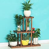 フラワースタンド フラワースタンド 木製 - ソリッドウッドフラワースタンドシェルフマルチレイヤー木製フラワーポットフレームシェルフバルコニー屋内と屋外の盆栽フレーム