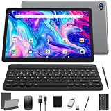 2024タブレット10インチwi-fiモデルAndroid タブレット128GB ROM+1TB拡張可能5G/2.4WIFI 8コアCPU7000mAhバッテリー13MP+8MPデュアルカメラ2in1アンドロイド12タブレットPC BT5.0+OTG対応+オンライン授業+無線投影+子供用 最適な贈り物