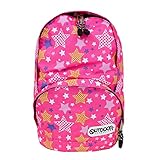 [アウトドアプロダクツ] OUTDOOR PRODUCTS キッズ リュック 男の子 女の子 子供 ジュニア 通学 通園 遠足 おしゃれ かわいい (スター/ピンク)