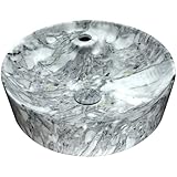 anzzi ls-az233 Marbled 17 – 2 / 3 "セラミックVesselバスルームシンク – ポップアップ排水Inclu、 LS-AZ233