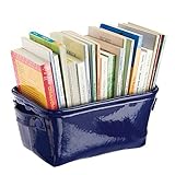 mDesign Baby Nursery Organizer Storage Bin for Towels, Books, Diapers, Wipes - Vegan Patent Leather,