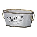 GREENHOUSE スライスブリキバスケット オーバル M 3952-B