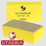 diamond concrete hand polishing pads: Grit 3000 (Granite, Marble, Glass, Stone) 1 Piece by Stadea [並