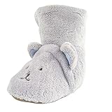 Shorven Unisex-Baby Infant Fleece Warm Boots Blue Bear 0-12 Months by Shorven