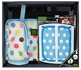 LAVIE NEWYORK おでかけ3点セット ブルードット×マルチドット msos01-03