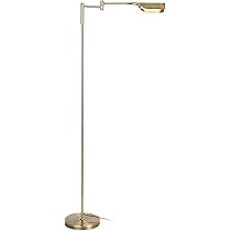 Amazon.co.jp : フロアランプ アンティーク真鍮フロアランプ、布