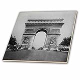 3drose Scenes from the Pastマジックランタン – ヴィンテージArc de Triomphe Paris France circa 1920マジックランタンスライド – タイ
