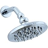 Cifial 289.870.625 Thunderstorm Showerhead with Arm and Flange, Polished Chrome [並行輸入品]