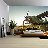 wall26 – 自己粘着壁紙大壁壁画シリーズ 100"x144" WMR-WP-X-C245-100x24x6