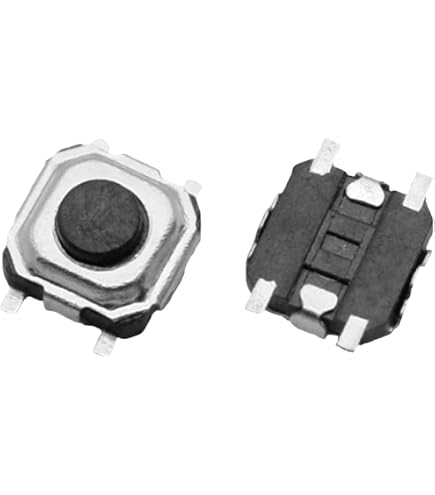 Amazon.co.jp: uxcell タクトスイッチ 10個入り 3×3×2mm ブラック