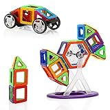 [マグインブロックス]MAGniBlox Magnetic Building Tiles for Toddlers, Preschoolers & Kids of All Ages 118 Piece