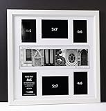 パーソナライズ名前で作成されたブラックandホワイト建築Alphabet写真Including 8 by 20インチフレームのパーソナライズされたギフト、結婚式、卒業式、記念日、ベビー名 20x20 