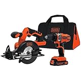 BLACK+DECKER BDCD220CS 20-Volt MAX Lithium-Ion Drill/Driver and Circular Saw Kit [並行輸入品]