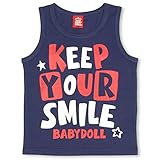 ベビードール SMILEタンクトップ 子供服 120cm ネイビー