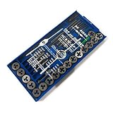 タップダイス セット 40pcs ネジ山 修復 ネジ切り 工具 m3 m4 n5 m6 m7 m8 m10 m12 1/8NPT27 _75131